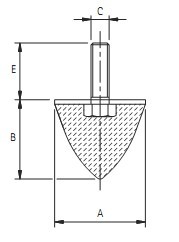 Taper Rubber Bumper